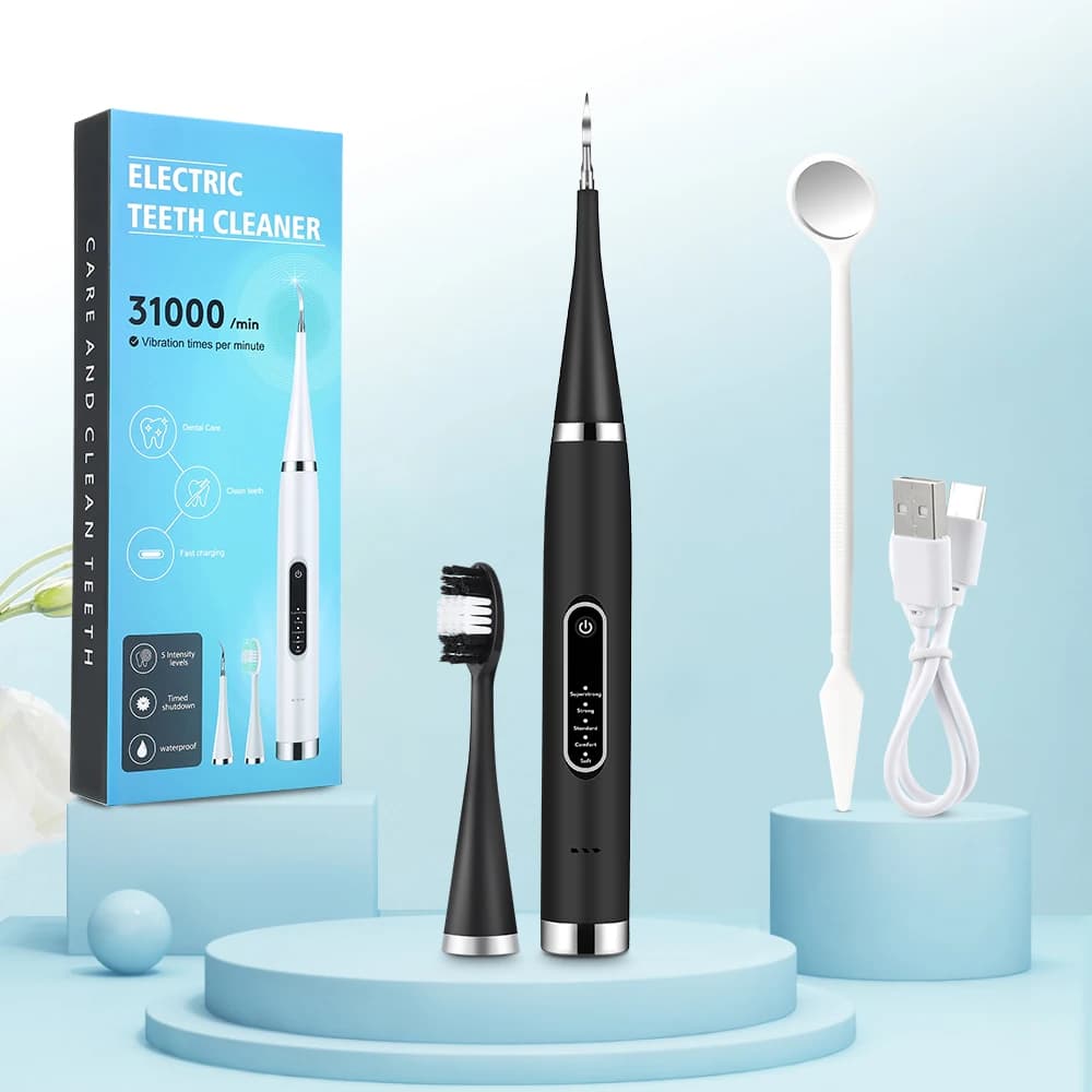 Sonic Electric Dental Cleaning Kit, Tartarus and Macchie Removal, Tooth Whitening, Oral Care Tools