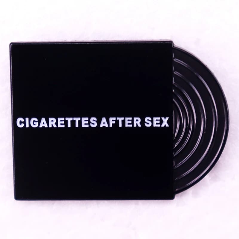 American Dream Pop Band Badge Album musicale Dischi in vinile Spilla smaltata Gioielli Zaino Decora