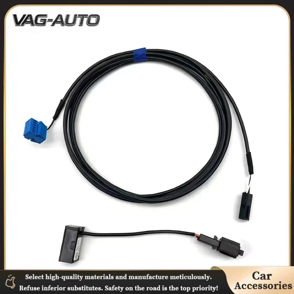 Bluetooth-compatible Microphone MIC Module Harness Cable Adapter Compatible with VW MQB RCD510 RNS315 CD Radio, OE: 3BD035711
