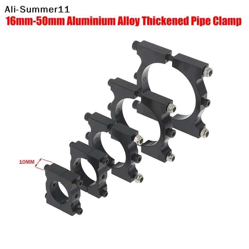 【Gt1】【R】1Pc 2026 16mm-50mm Aluminium Alloy Thickened Pipe Clamp For RC Multicopter Plant Protection UAV Drone Accessories