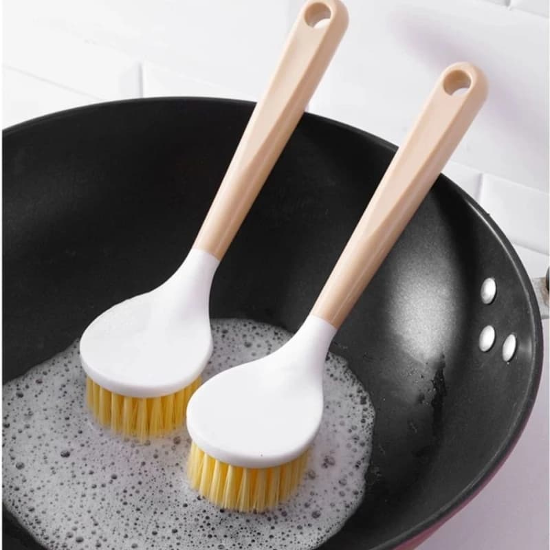 Le spazzole per pentole a manico lungo sono adatte per la pulizia della cucina domestica, strumenti non oleosi e per la rimozione del grasso