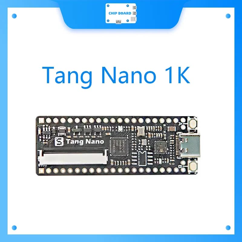 Sipeed Lichee Tang Nano 1k Minimalist GW1N-1 FPGA Development card with straight insert