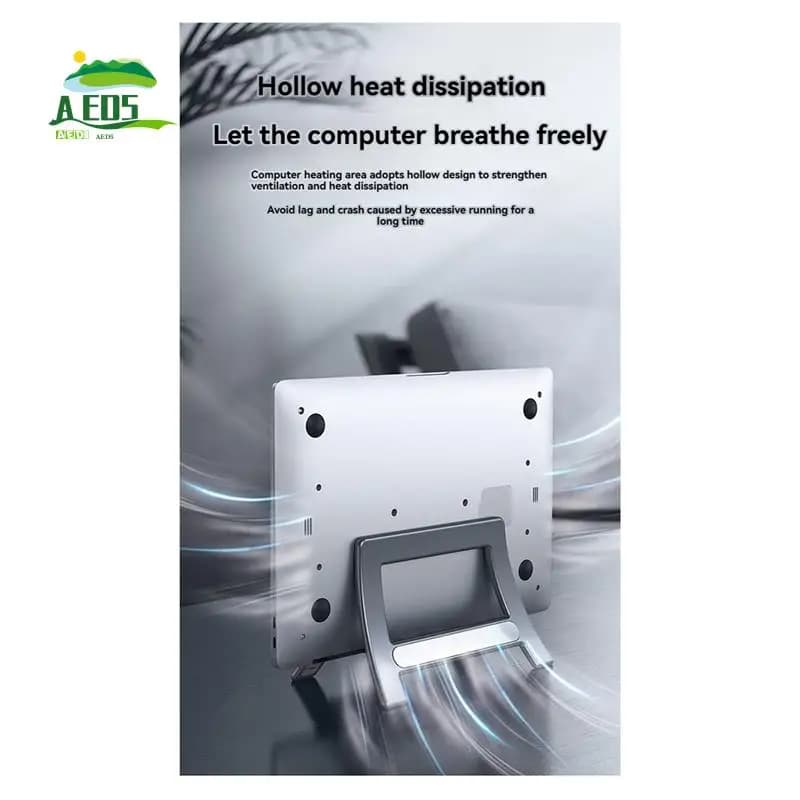 AED5-Supporto per laptop verticale Supporto da tavolo universale Laptap Dock per supporto per tablet pieghevole