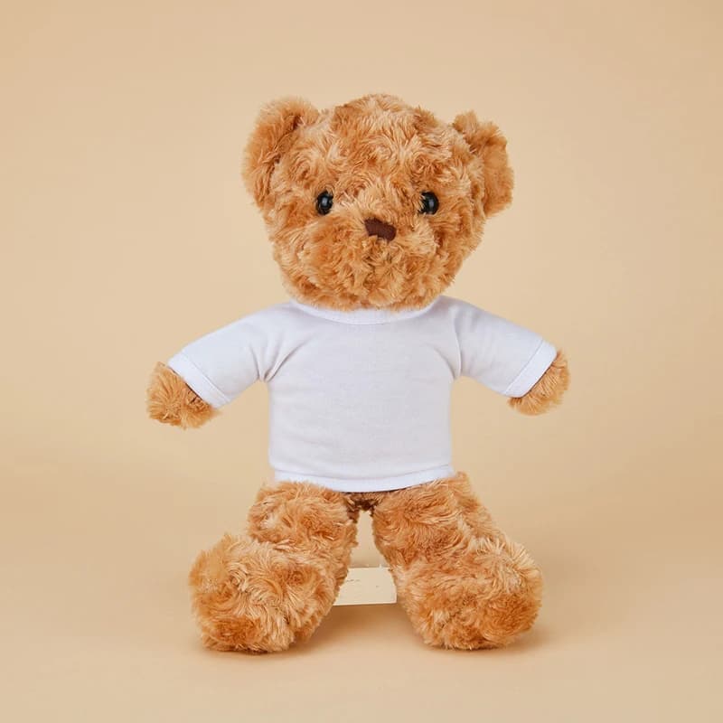 10 pz. T-shirt in finta cotone bianca vuota per sublimazione fai da te (solo T-shirt vuota)