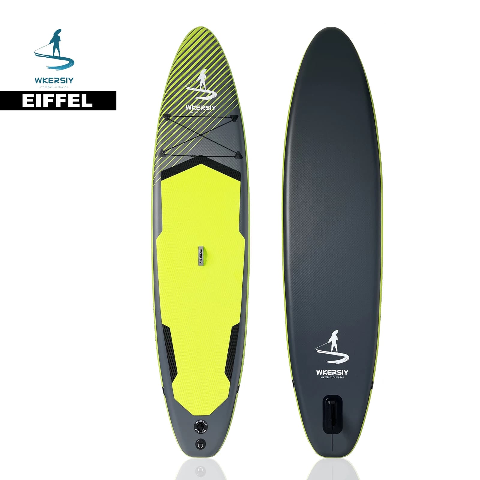 Tavola da paddle gonfiabile da 11' stand up paddle SUP per 2 persone 32" di larghezza 4 colori con accessori ISUP