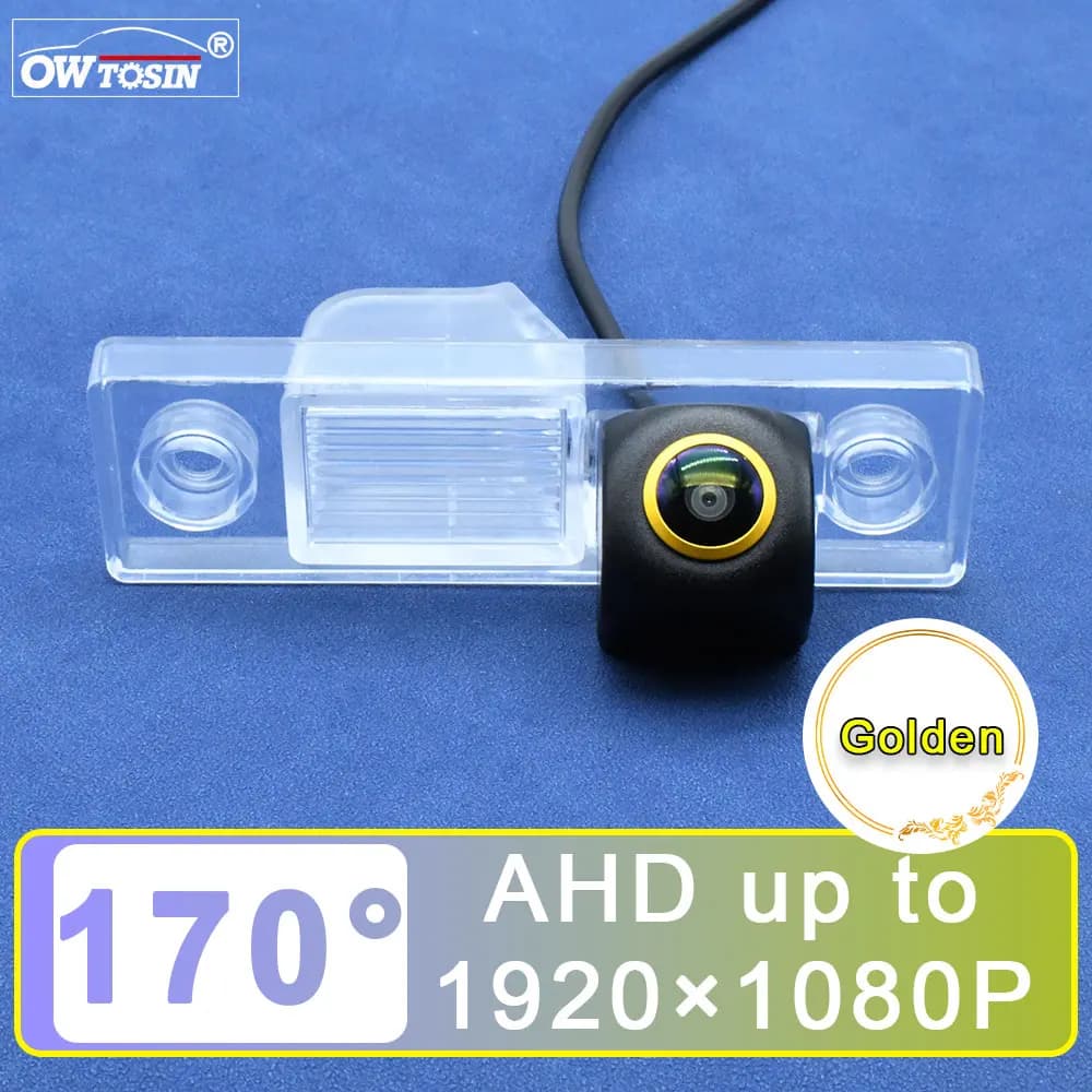 170 ° Golden Lens AHD 1080P telecamera per retromarcia per auto per Chevrolet Spark 2010 2011 2012 2013 2014 2015 2016 2017 Monitor per auto