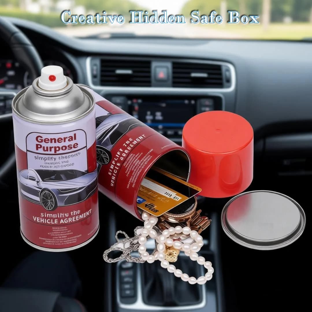 Creative Hidden Safe Box Empty Can Sight Secret Diversion Storage Stash Box For Home Car Travel Hide Pills Ring Necklace Cash
