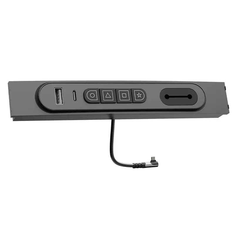 Pulsanti Fisici Intelligenti di Precisione con Hub USB per Tesla Model Y/3 2021-2023, Tasti di Controllo per Console Centrale, Stazione di Docking