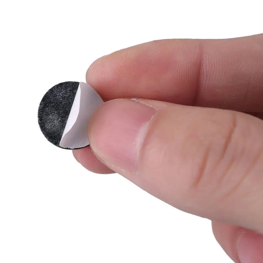 40Pcs Premium Rubber Guitar Pick Grips with Uneven Check Grain Texture Strong Friction Adhesive Grip for Guitar Picks