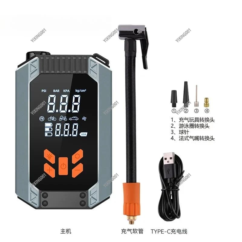 Avviatore d'Emergenza 2-in-1 e Gonfiatore Pneumatici - Power Bank di Emergenza con Compressore d'Aria per Veicoli