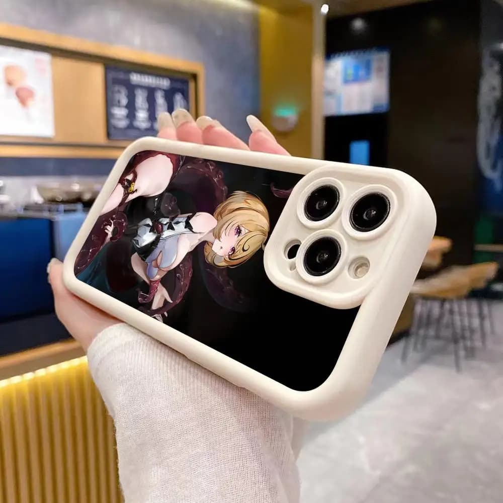 Custodia per telefono ZZZ Yidhari per iPhone 17 16 15 14 13 12 11 Air Pro Max Plus, cover bianca morbida in TPU antiurto