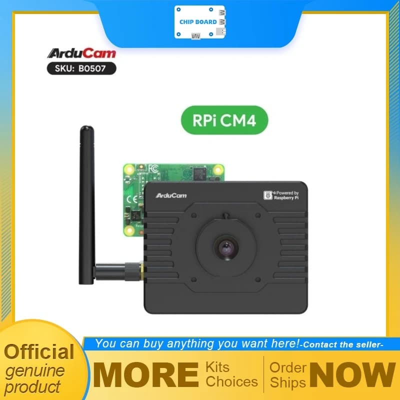 Set telecamera AI Arducam KingKong Raspberry Pi CM4 Kit modulo Allin One
