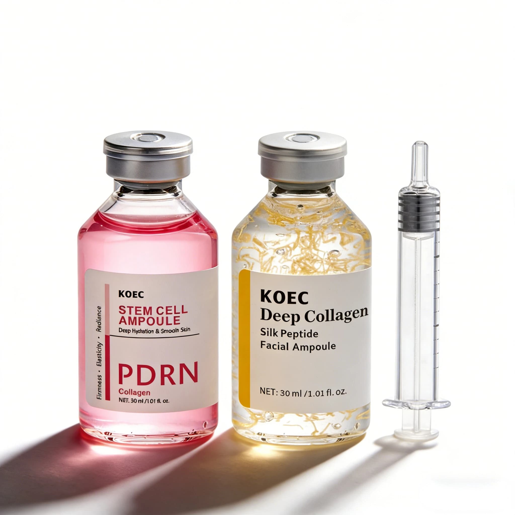 Crema Essenza Intensiva al Collagene PDRN Rosa per Lifting e Rivitalizzazione con Effetto Rassodante e Idratante per il Viso, Skincare Coreana