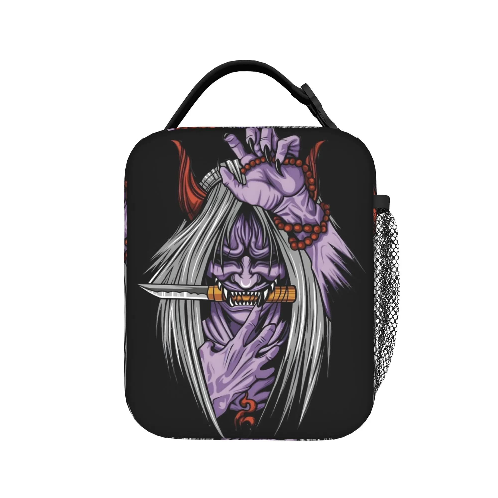 Shinigami Dead Demon Consuming Seal Narutoes Insulated Lunch Bags Thermal Bag Meal Container Lunch Box Tote Bento Pouch College