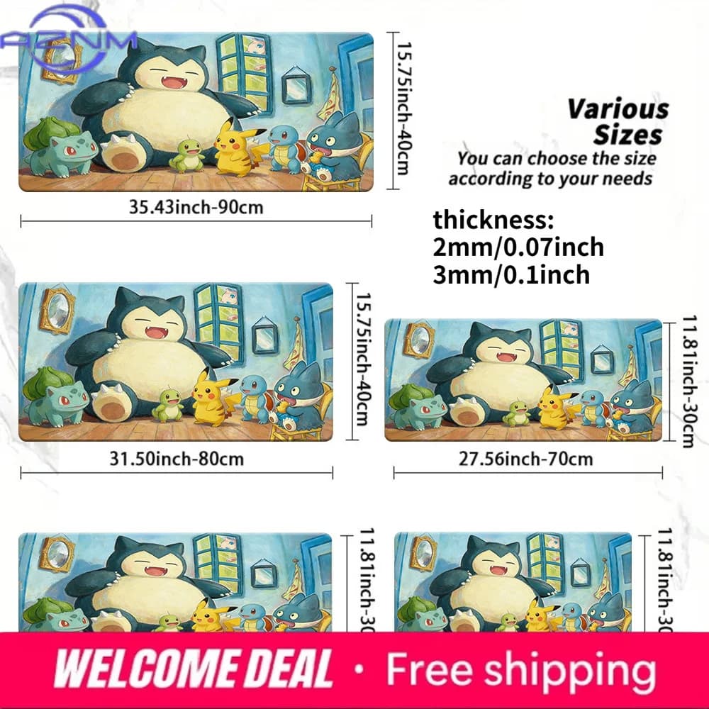 Tappetino da Gioco Cozy Room Snorlax & Friends TCG Antiscivolo Lavabile