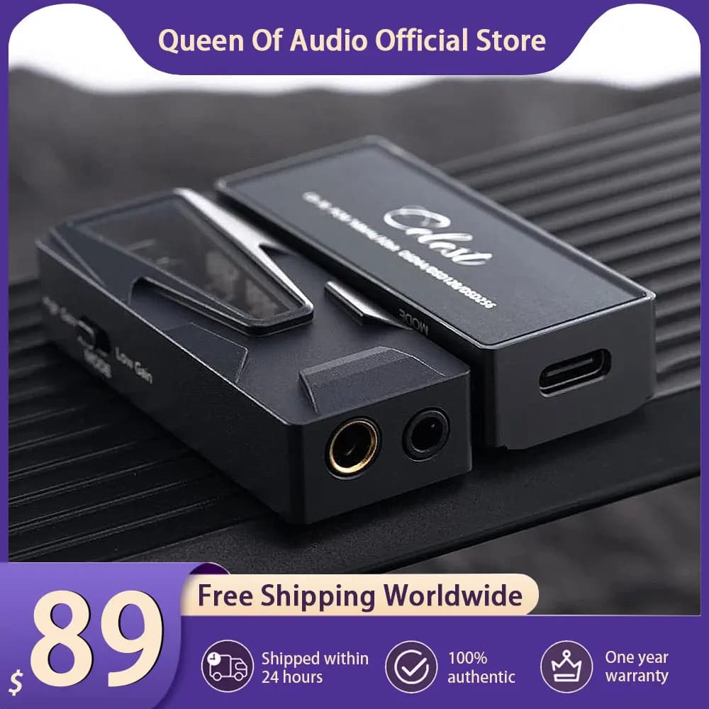 Nuovo DAC per Cuffie Portatile Kinera Celest CD-30, Decoder Audio Digitale HiFi ES9039Q2M, DAC per Auricolari di Alta Gamma con Connettori da 3,5mm e 4,4mm