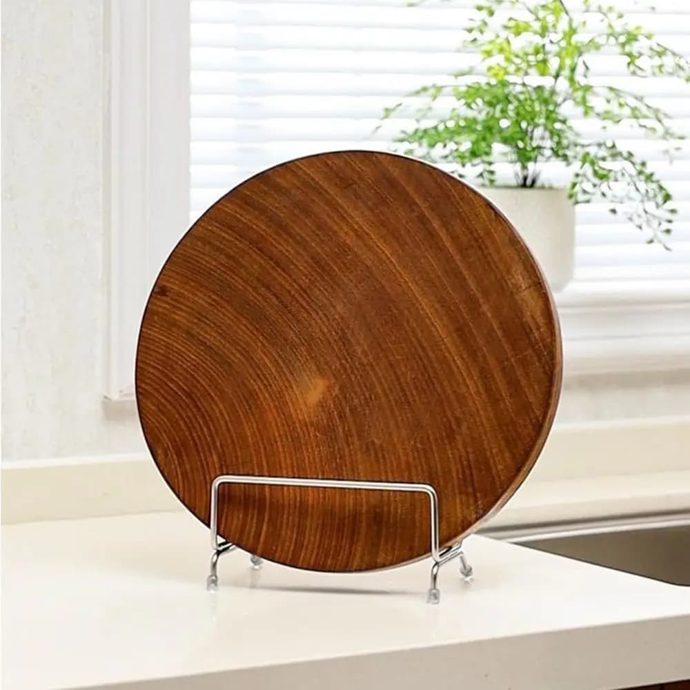 Rustproof Cutting Board Stand Space Saving Stainless Steel Dish Storage Rack Vertical Non-slip Kitchen Organizer Cabinet
