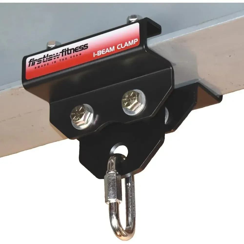Morsetto a I-Beam Resistente 3.0-3.75 per Anelli da Ginnastica, Corde da Arrampicata e Sacchi da Boxe - Prodotto negli USA