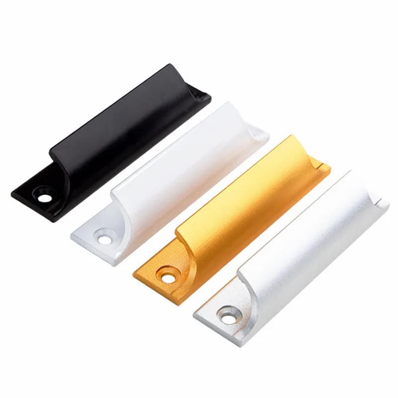 Maniglia per finestra con schermo in alluminio Maniglia per finestra in plastica e acciaio maniglia per porta scorrevole per balcone con cassetto dell'armadio