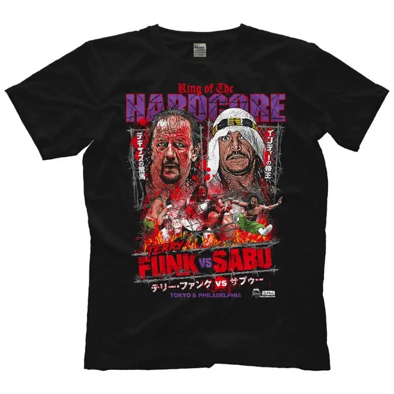 Maglietta Sabu Terry Funk Vs King Of The Hardcore