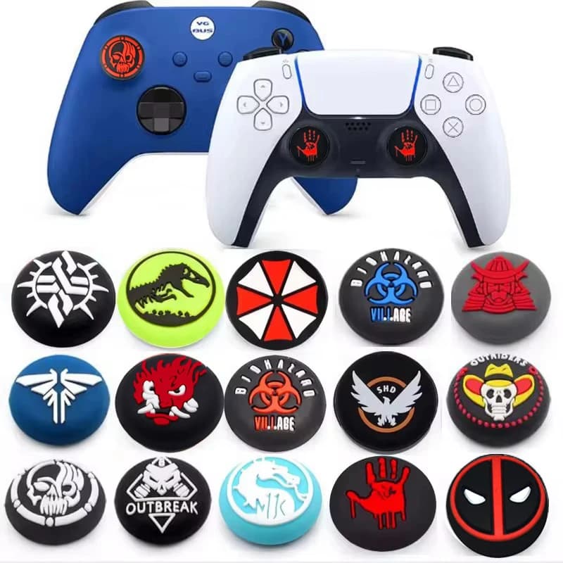 Thumb Stick Grip Cap Thumbstick Joystick Custodia Cover per Sony Dualshock 5/4/3 PS5 PS4 PS3 Slim Xbox 360 NS Switch Pro Controller