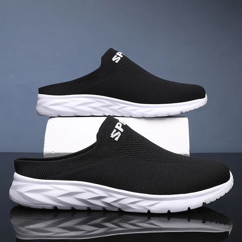Half Men's Slippers Lightweight Men's Slippers Fashionable casual shoes Anti-slip male flat on large outdoor apartments