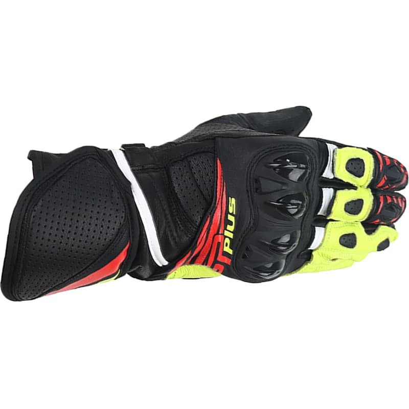 Two-X Gp Plus R V2 Motorcycle Race Long Gloves Security Protection Windproof Touch Screen Men's Leather Motorbike Glove