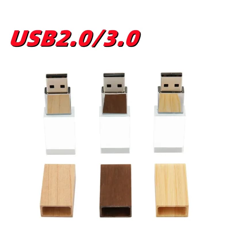 LOGO personalizzato gratuito colore legno USB2.0/3.0 Flash Drive ad alta velocità 4GB 8GB 16GB 32GB 64GB 128GB