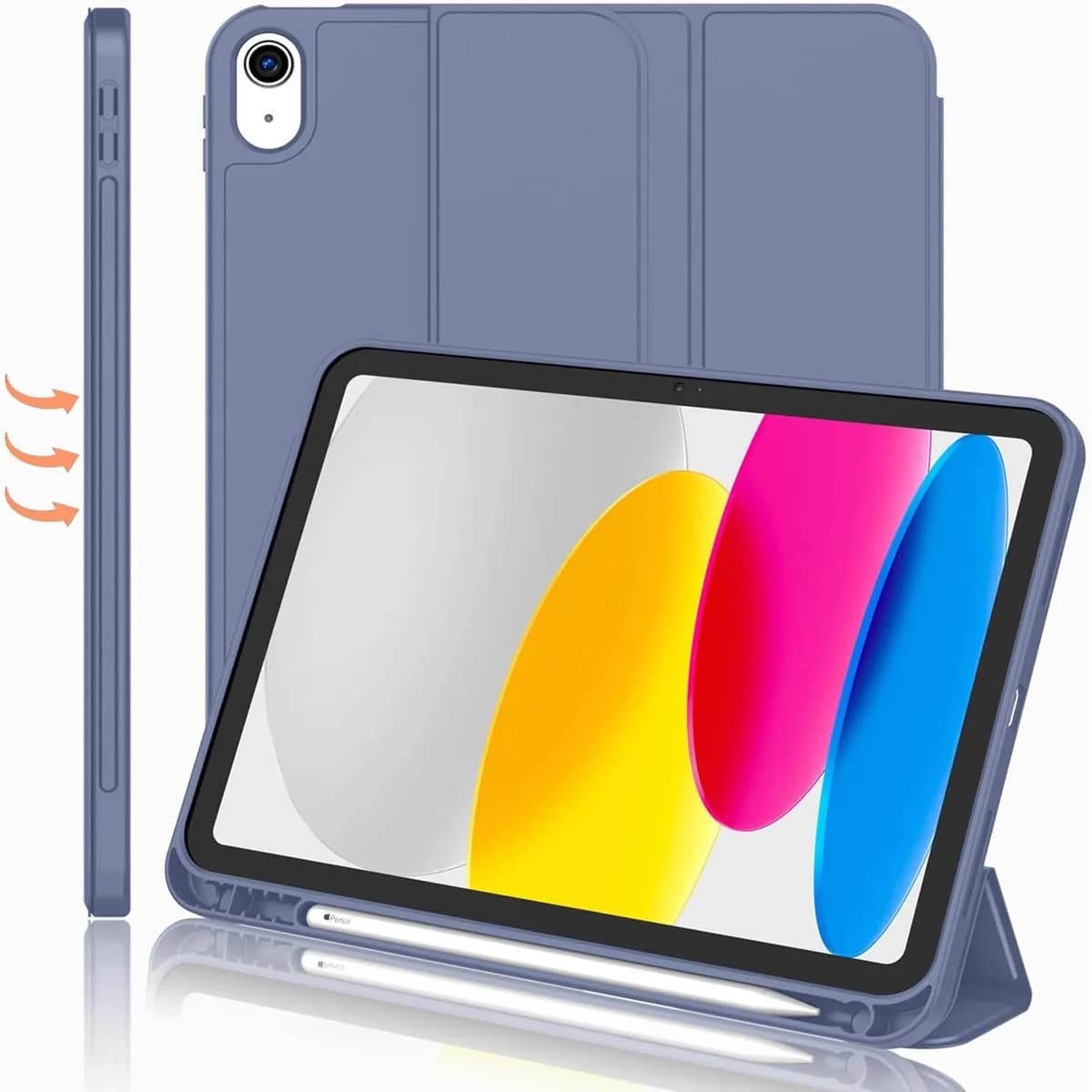 Con portapenne Funda per IPad 7th 8th 9th Gen 10.2 IPad Air 5th 4th 10th Gen 10.9 IPad Air1 2 5th 6th 9.7 Custodia per tablet magnetica