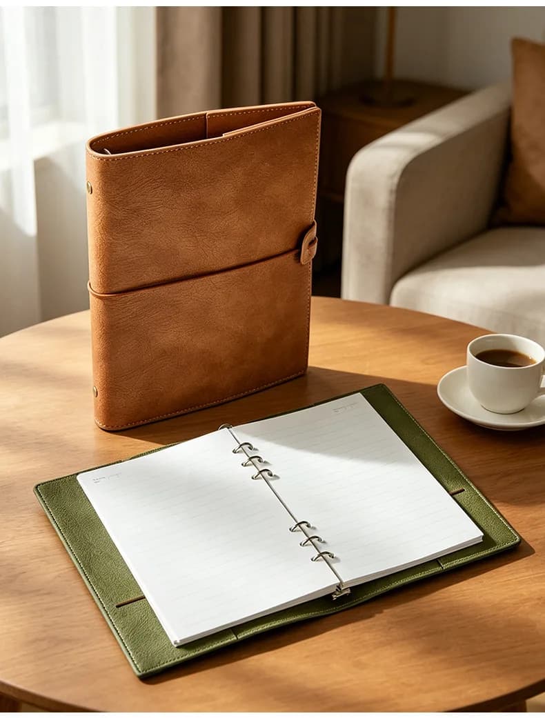 A5 A6 Vintage Notebook PU Leather Blank Kraft Diary Note Book Journal Sketchbook Stationery School Office Supplies