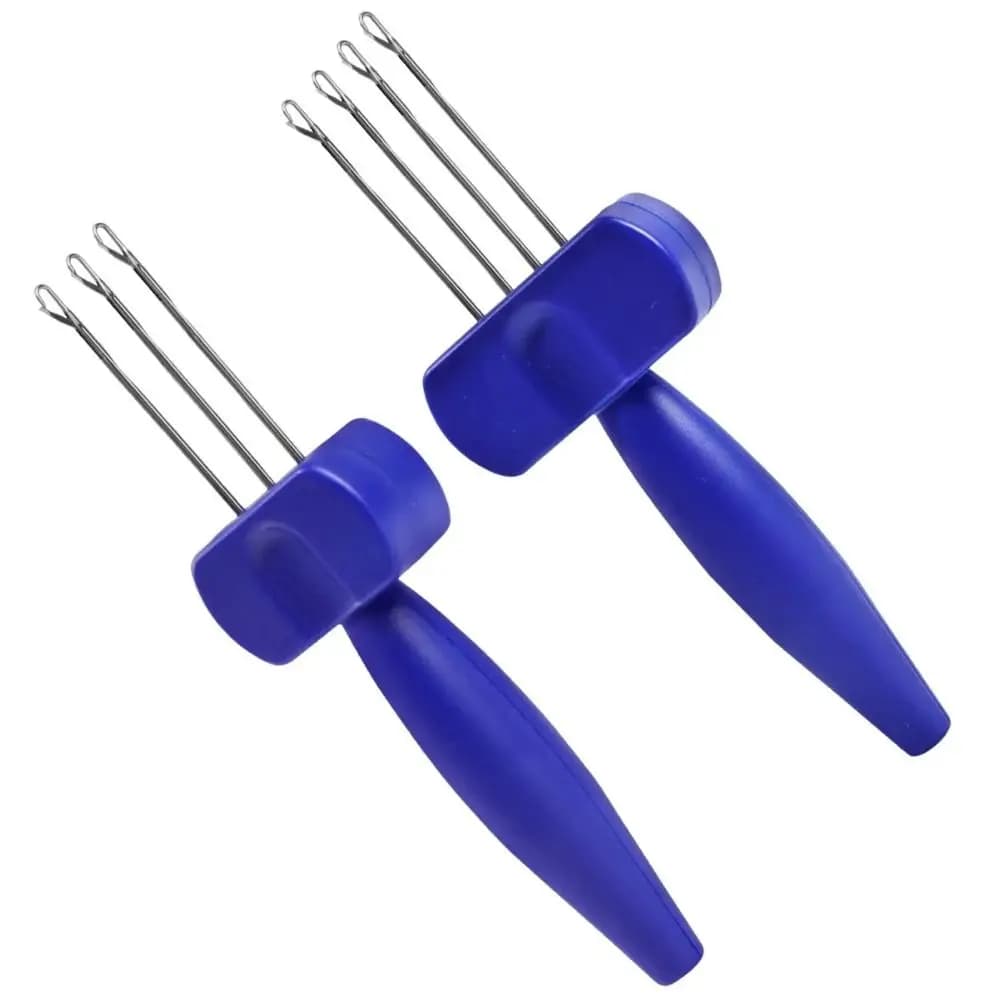 Strumento Portatile per Uncinetto con 3/4 Aghi, Ago da Maglia Manuale con Impugnatura Comoda, Strumento Efficiente per Lavori a Maglia e Progetti di Tessitura