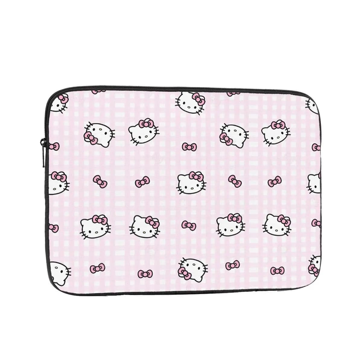 Hello Kitty Laptop Bag Case 12" 13" 15" 17" Notebook Sleeve Case Kawaii Bows Shockproof Case Bag