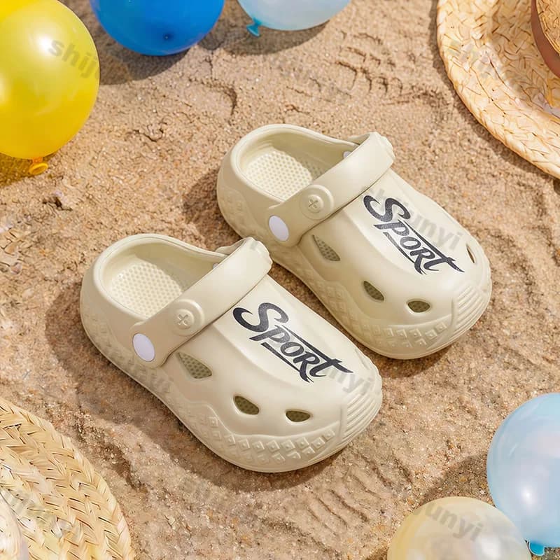 Scarpe da Spiaggia per Bambini in EVA, Antiscivolo, Suola Morbida, Traspiranti, per Ragazzi e Ragazze, Sandali da Canyoning, Pantofole Antiurto per Casa