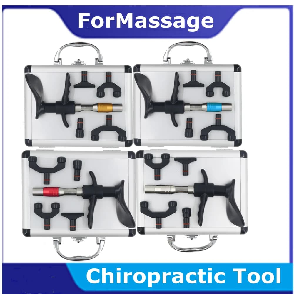 Chiropractic adjustment tools Correction of the activation of the spine Terapia Pistola for relaxing body massage