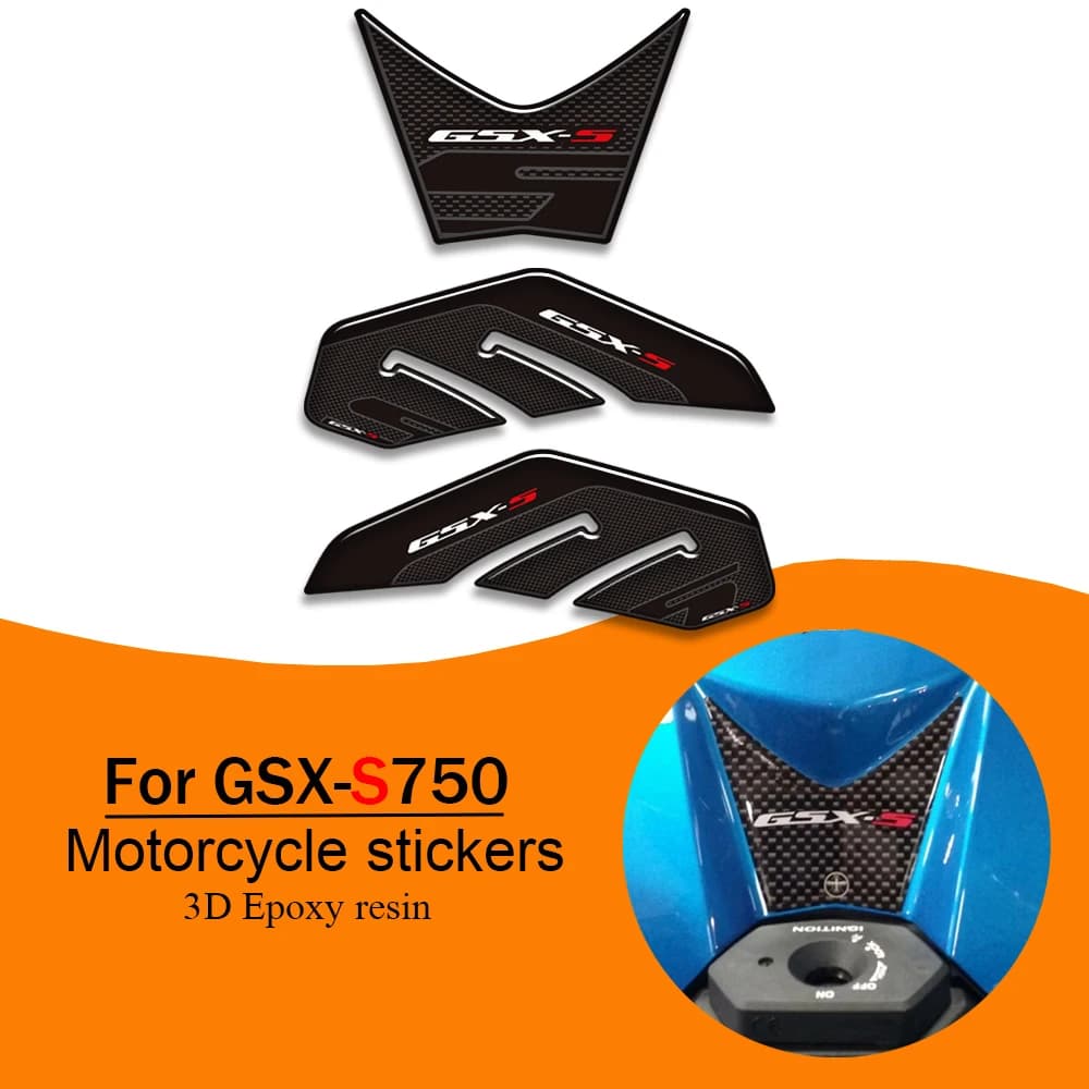 2018 - 2020 2021 2022 Motorcycle Relief of the Tank Armed Gas Protection knobs Oil Combustible Ginocchio For Suzuki GSX-S750 GSXS750 GSX S750 S 750 GSX-S