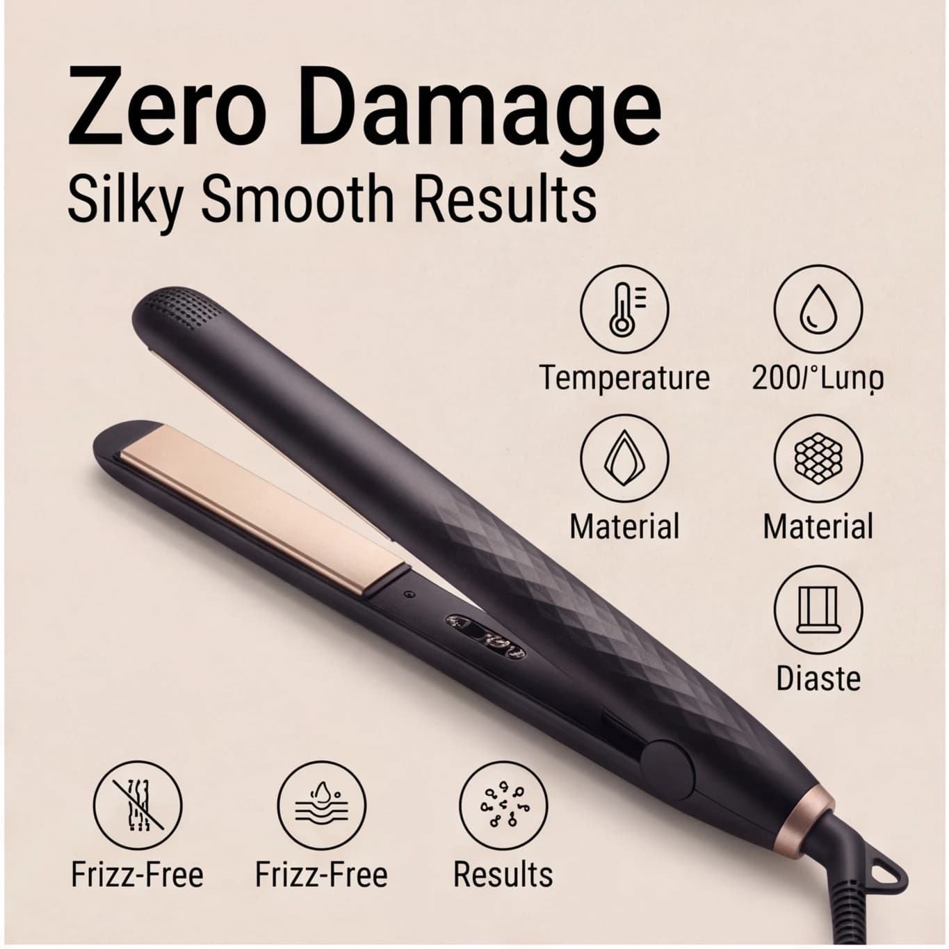 Ferro per capelli 3D Piegatrice per capelli Professionale Volumizzante Ferro arricciacapelli Mais Perm Soffice stecca Ferro piatto Strumenti per lo styling dei capelli