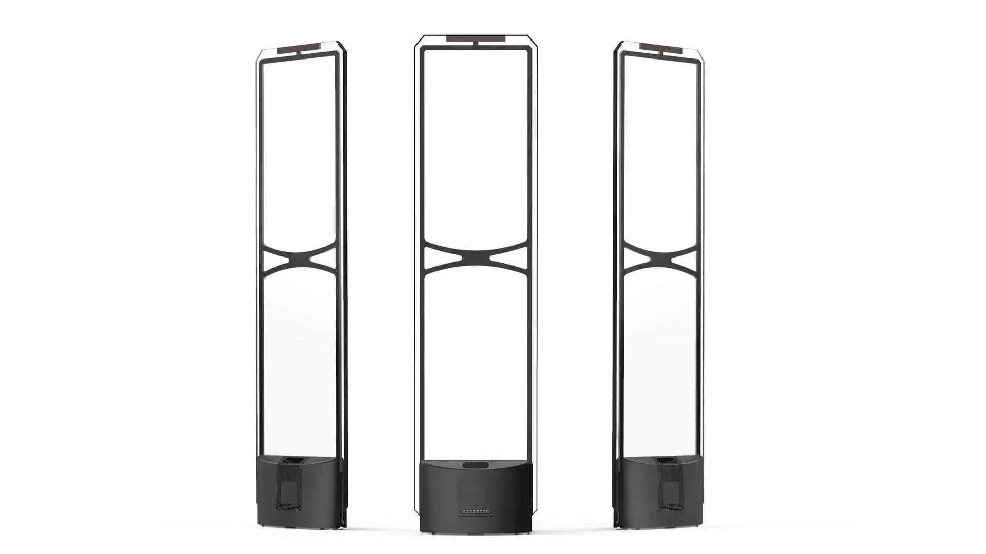 Porta antifurto per cancello di rilevamento allarme AM sistema antenna di sicurezza EAS 58khz per supermercato con telecomando M