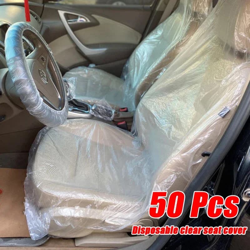 Coprisedili per auto usa e getta universali da 50 pezzi - Cuscinetti protettivi impermeabili per negozi di bellezza e uso personale