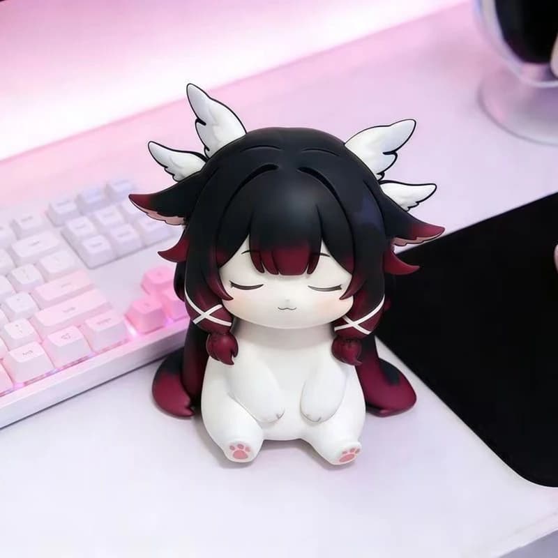 Genshin Impact Columbina DIY Bambole Cosplay Anime Damselette Kitten Costumi Ornamento Kawaii Regali Cartone Animato Decorazioni per la Casa