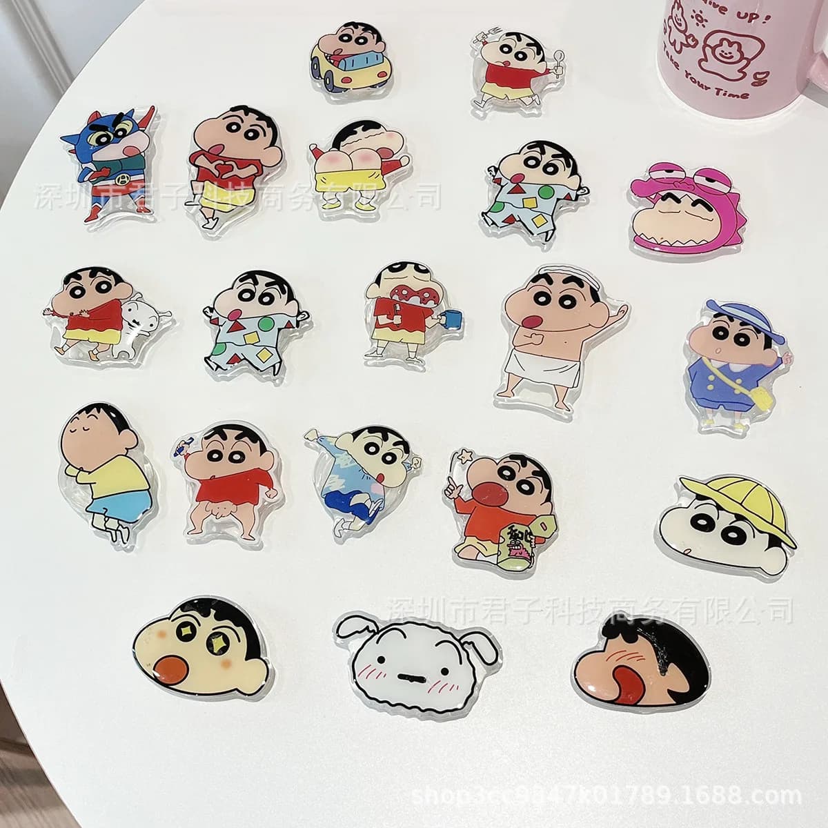 Fun And Cute Cartoon Crayon Shin-Chan Suitable For Magsafe Magnetic Stand Air Bag Telescopic Desktop Magnetic Girl Gifts