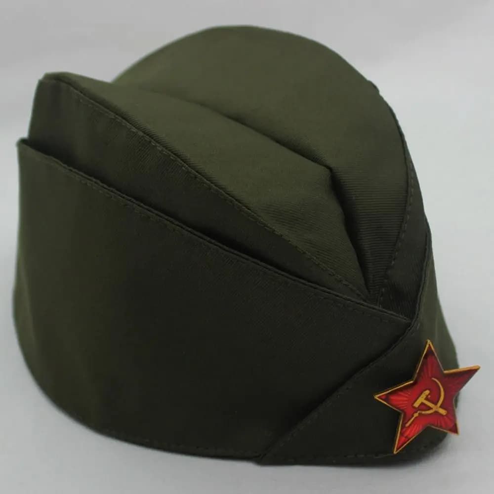 Durable Service Cap Lightweight Theater Stage Cosplay Costume Boat Hat Dark Green Dance Performance Hat Dance Performance
