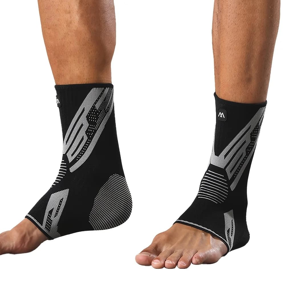 1 paio di tutore per caviglia per donna e uomo, fasce compressive per piede con supporto per arco plantare e caviglia, fascia stabilizzante per caviglie