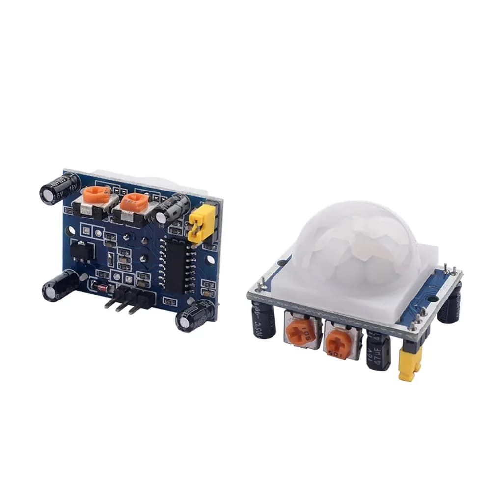 3pcs HC SR501 PIR Motion Sensor Module Pyroelectric Infrared Human Detector Imported Probe Red Blue Board Optional