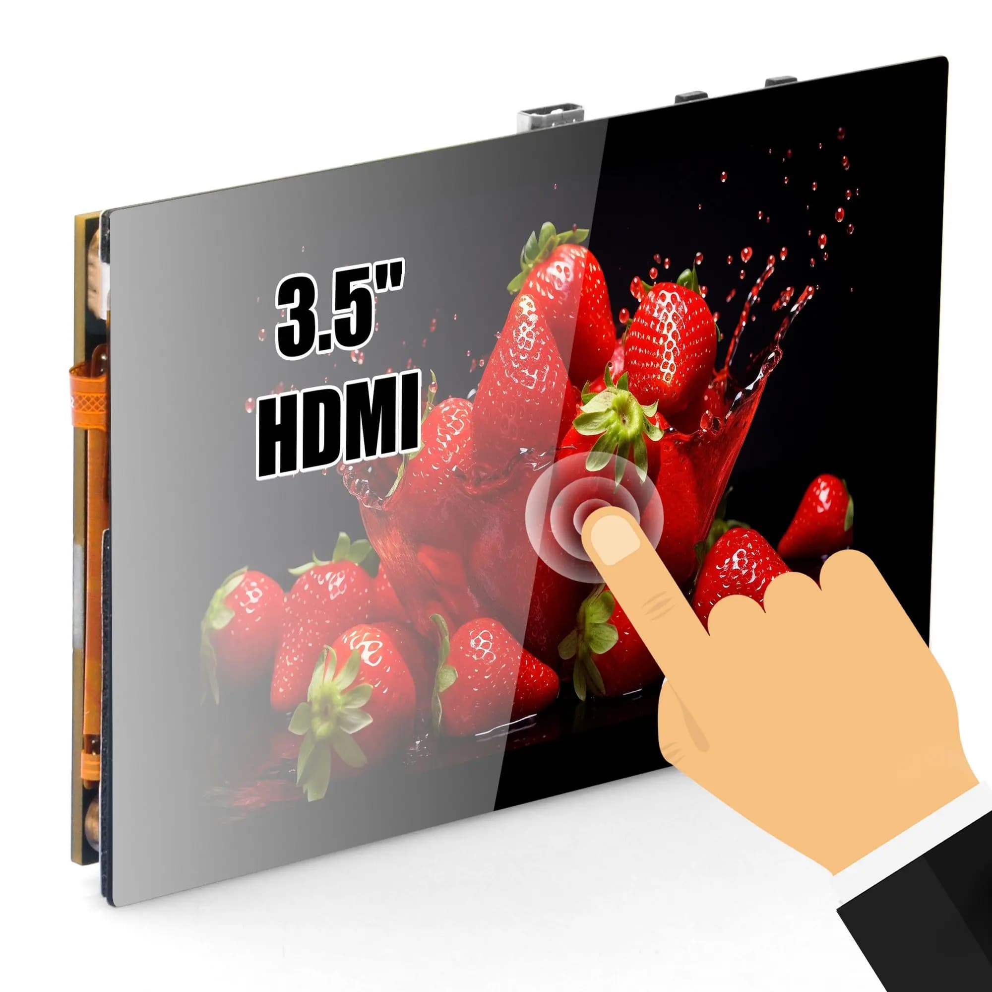 OSOYOO 3.5 inch HDMI capacitive touch screen for JETSON NANO / Raspberry Pi 5, 4, 3B / PC, Pulg and Play