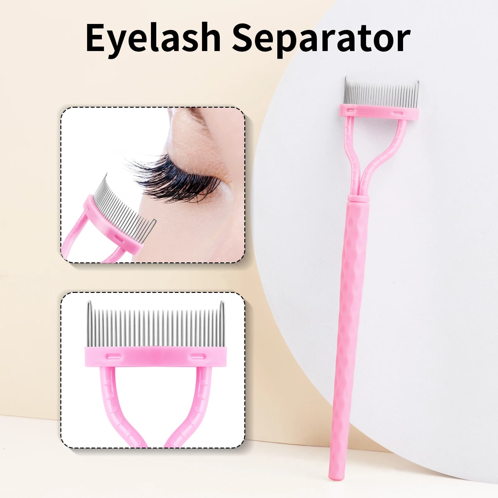1PC Tools for combing stainless steel eyelashes Eye Lash Beauty Separator