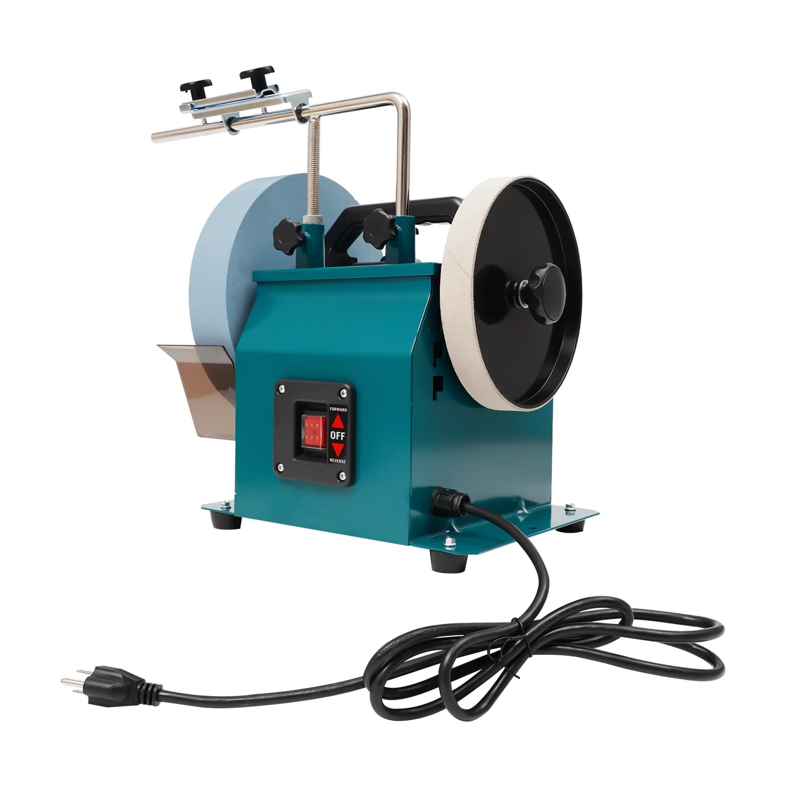Affilatrice per coltelli raffreddata ad acqua da 10 pollici, 110V con spina USA, smerigliatrice elettrica professionale raffreddata ad acqua per coltelli da cucina e utensili