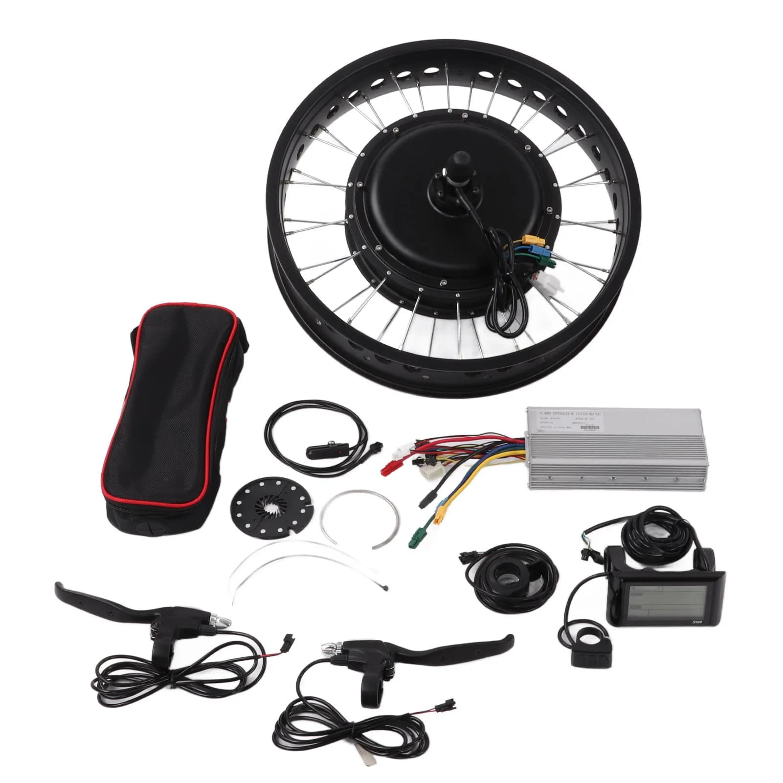 20inch Rear Wheel Waterproof Electric Bicycle Conversion Kit 48V 1500W Electric Bike Hub Motor Kit with Controller