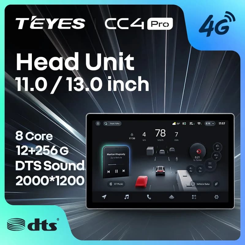 TEYES CC4 PRO 13 pollici 11 pollici Per Toyota Volkswagen Hyundai Auto Radio Lettore Video Navigazione stereo Android GPS dispositivo universale