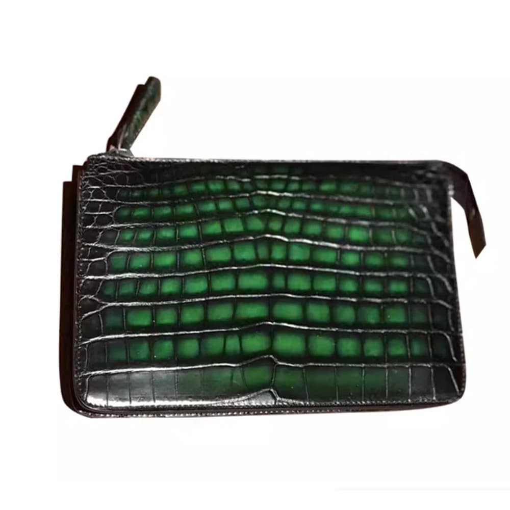 Nuova Borsa Clutch da Uomo Yingshang, Stile Coccodrillo, Moda Casual, Borsa a Mano Colorata
