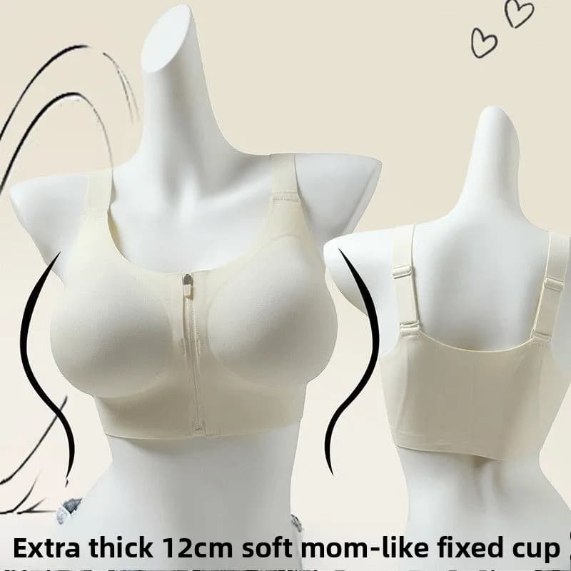 Reggiseno push-up da 12 cm per seno piccolo - Chiusura frontale, copertura completa senza spazi vuoti, effetto levigante sul retro, massima elevazione e modellamento